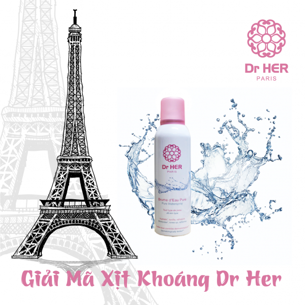 Giải mã xịt khoáng Dr Her – Tiếp năng lượng cho làn da tươi trẻ