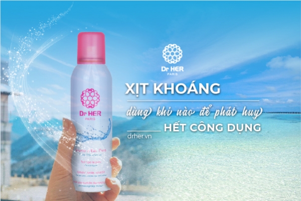 Xịt khoáng dùng khi nào để phát huy hết công dụng