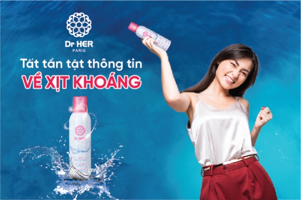 Tất tần tật thông tin về xịt khoáng