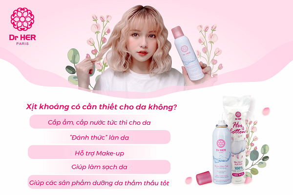 Xịt khoáng có thực sự cần thiết cho làn da không???