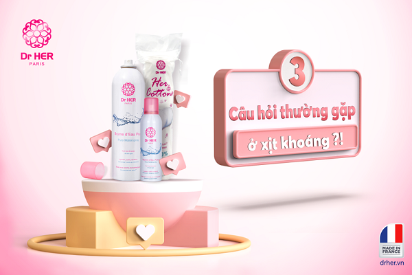 Giải đáp 3 câu hỏi thường gặp ở xịt khoáng