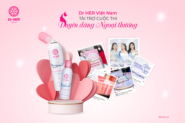 Dr HER Việt Nam tài trợ cuộc thi Duyên dáng Ngoại thương 2022