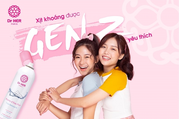 Xịt khoáng Dr HER “đốn tim” Gen Z