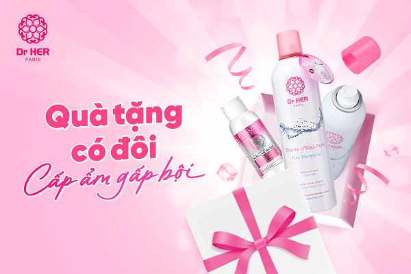 Quà tặng có đôi - Cấp ẩm gấp bội!